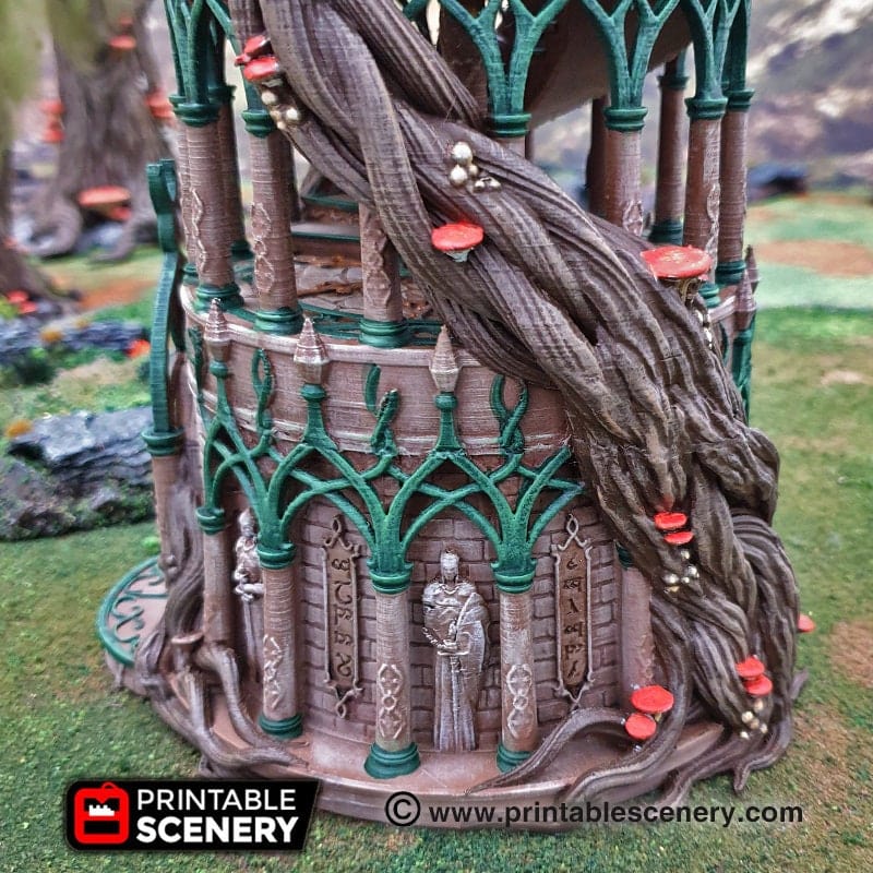 Tabletop Terrain Building Tower Aeternus - Elven Fantasy Building
