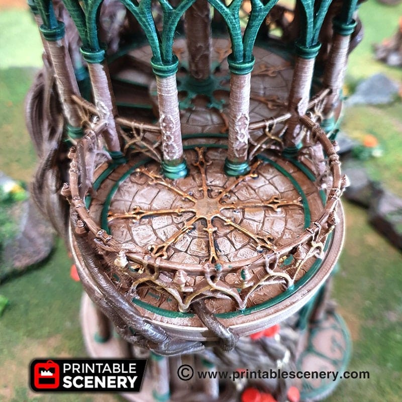 Tabletop Terrain Building Tower Aeternus - Elven Fantasy Building