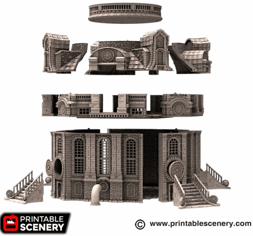 Tabletop Terrain Building Tower of the Navigator - Rise of the Halflings - Fantasy Building