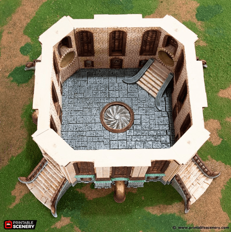 Tabletop Terrain Building Tower of the Navigator - Rise of the Halflings - Fantasy Building