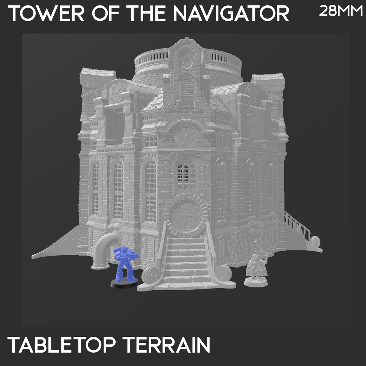 Tabletop Terrain Building Tower of the Navigator - Rise of the Halflings - Fantasy Building