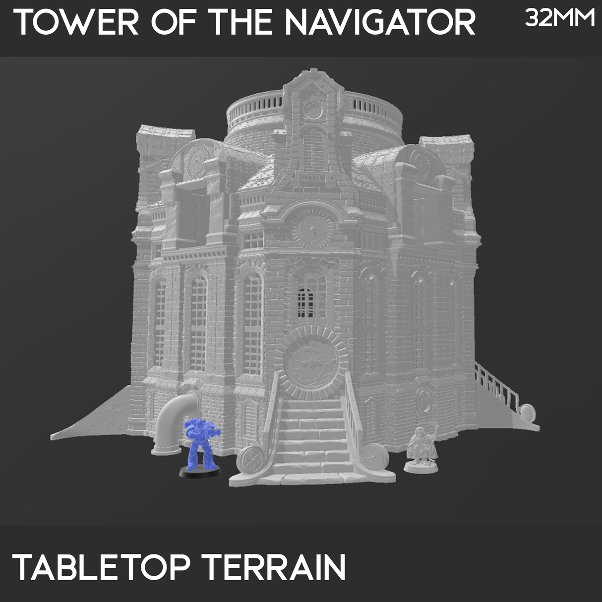 Tabletop Terrain Building Tower of the Navigator - Rise of the Halflings - Fantasy Building