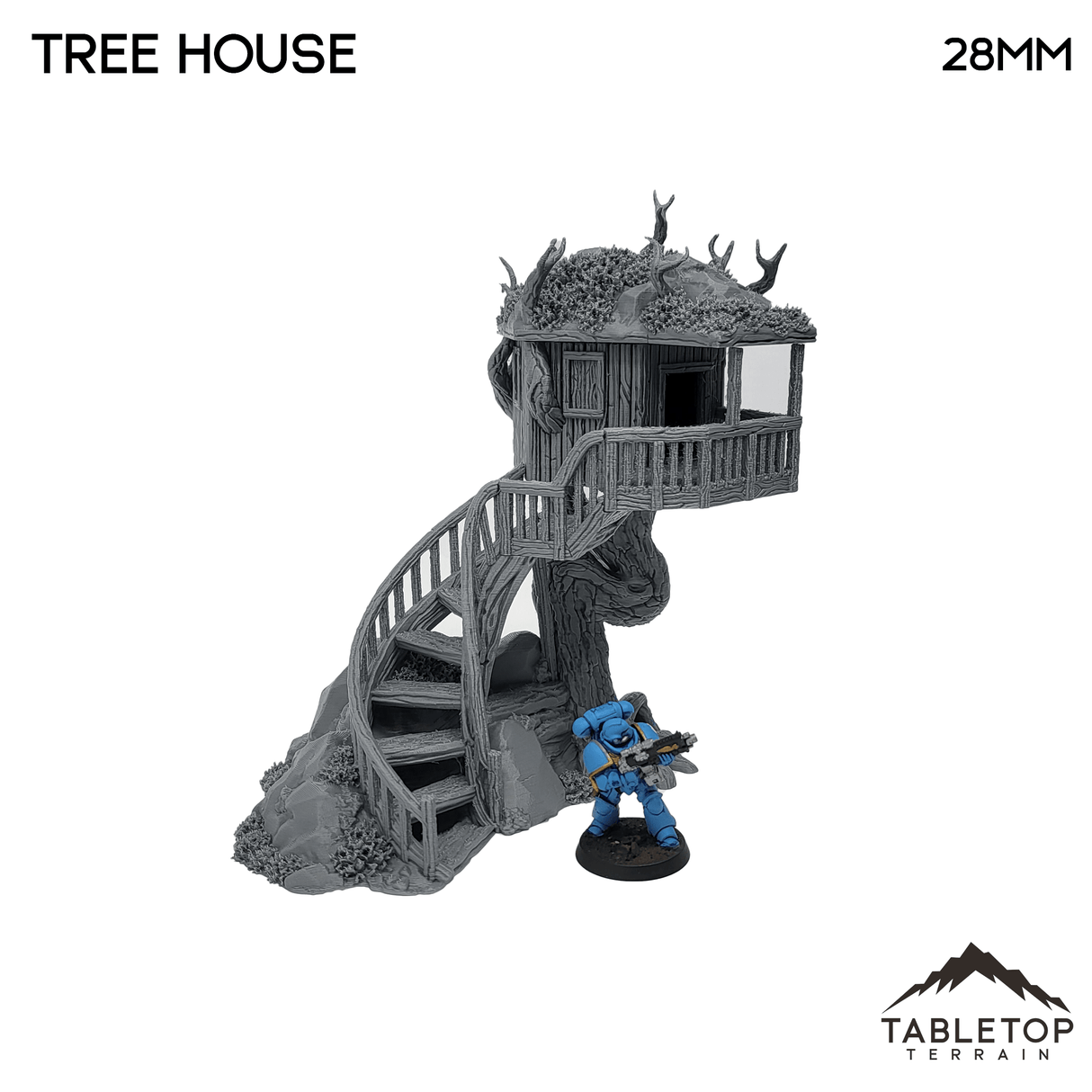 Tabletop Terrain Building Tree House - Rise of the Halflings - Fantasy Building
