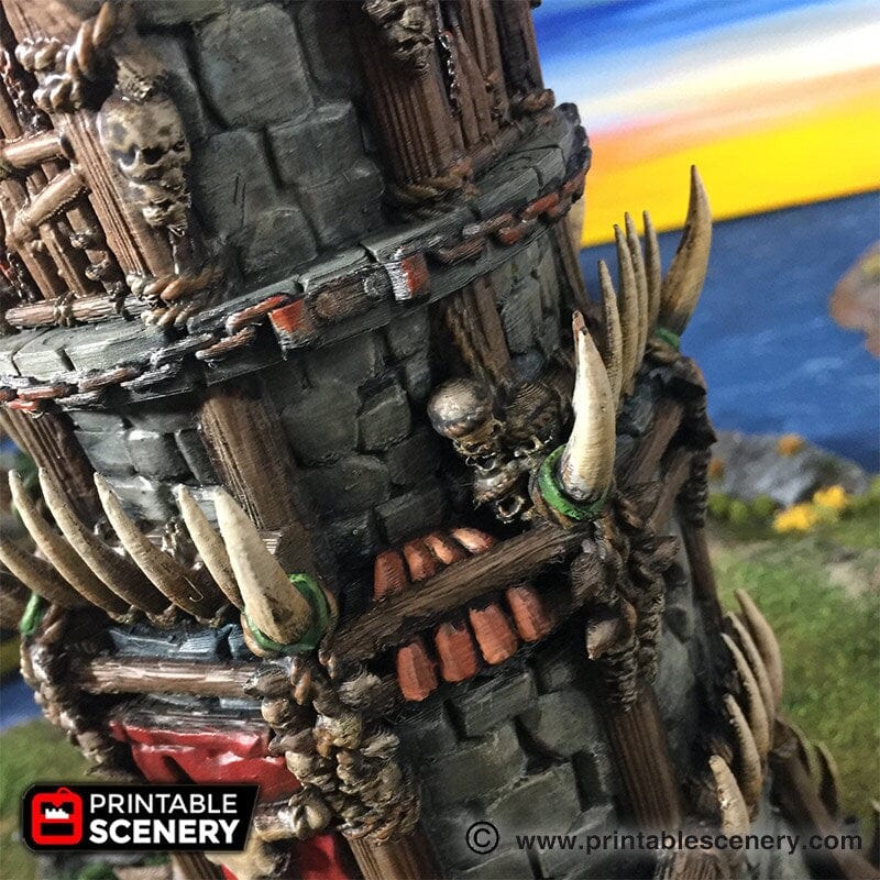 Tabletop Terrain Building Tribal Fort - Tribal Terrain