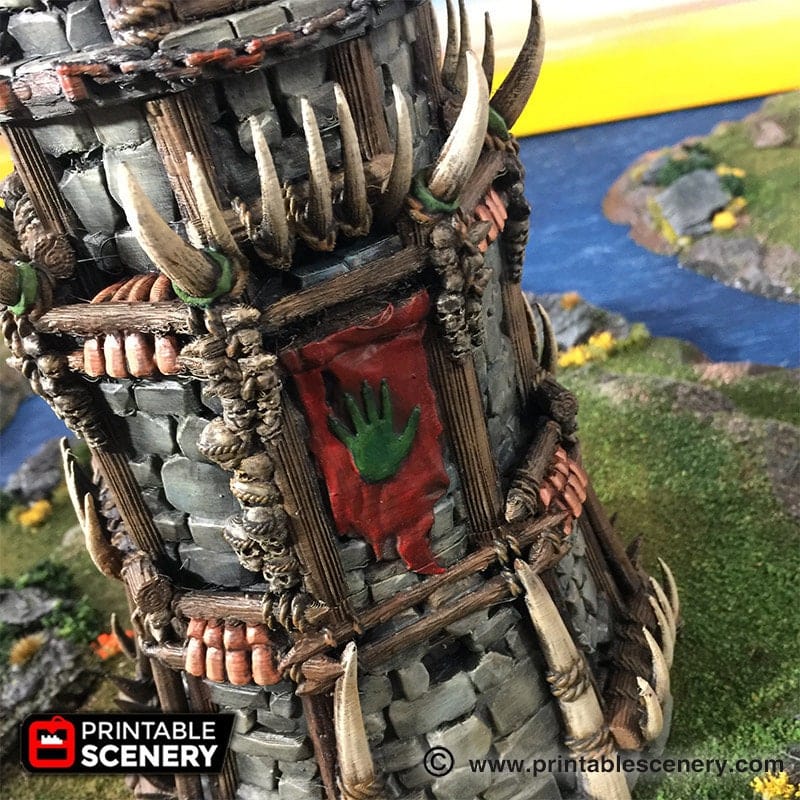 Tabletop Terrain Building Tribal Fort - Tribal Terrain