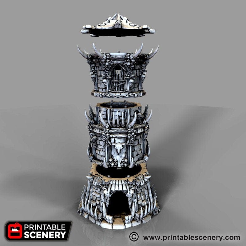 Tabletop Terrain Building Tribal Fort - Tribal Terrain