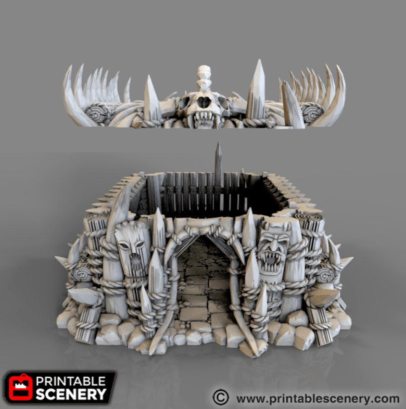 Tabletop Terrain Building Tribal House - Tribal Terrain