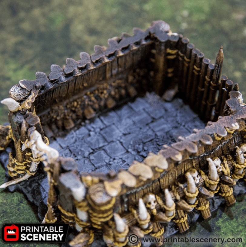 Tabletop Terrain Building Tribal House - Tribal Terrain