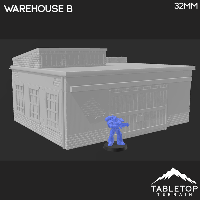 Tabletop Terrain Building Warehouse B - Marvel Crisis Protocol Building