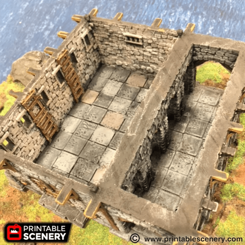 Tabletop Terrain Building Warehouse - Fantasy Building