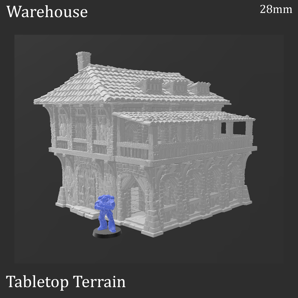 Tabletop Terrain Building Warehouse - Fantasy Building