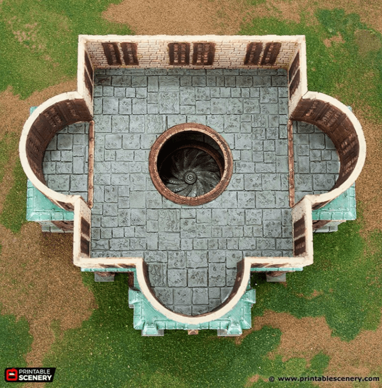 Tabletop Terrain Building Warlocks Residence  - Rise of the Halflings - Fantasy Building