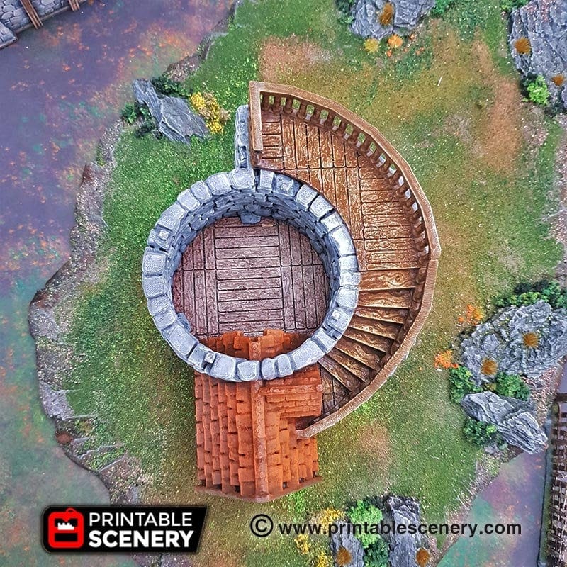 Tabletop Terrain Building Winterdale Observatory - Fantasy Building