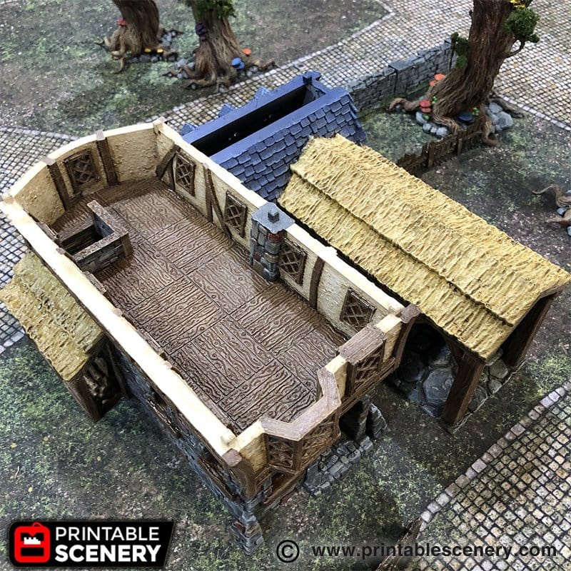Tabletop Terrain Building Winterdale Tavern - Fantasy Building