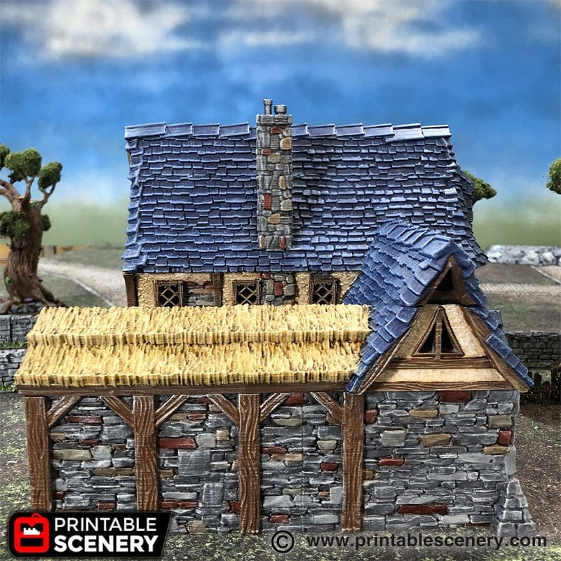Tabletop Terrain Building Winterdale Tavern - Fantasy Building