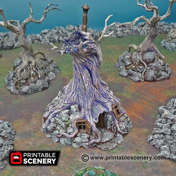 Tabletop Terrain Building Witch's Hovel - Fantasy Building