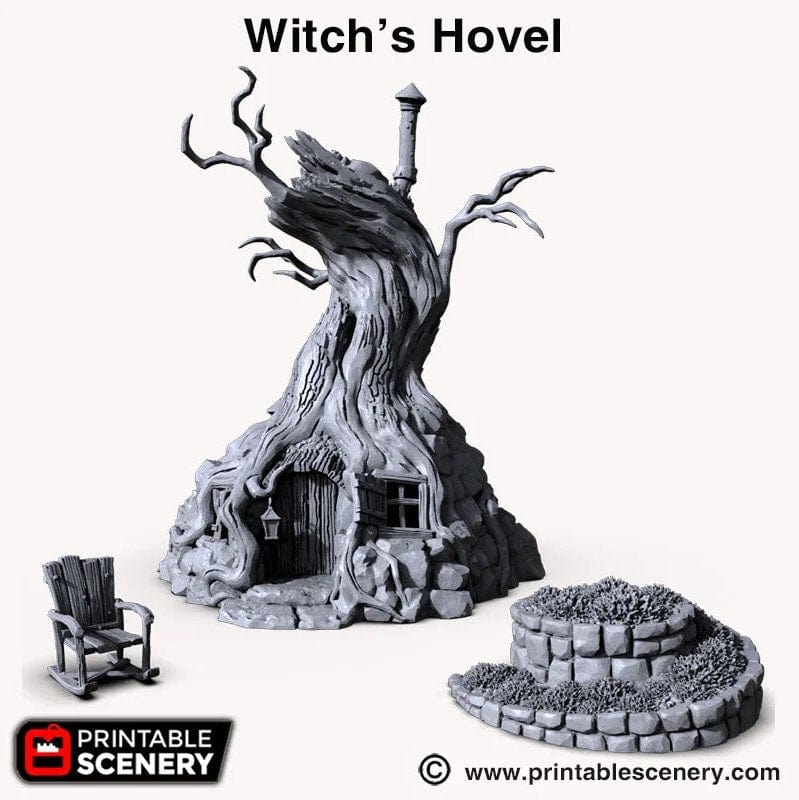 Tabletop Terrain Building Witch's Hovel - Fantasy Building