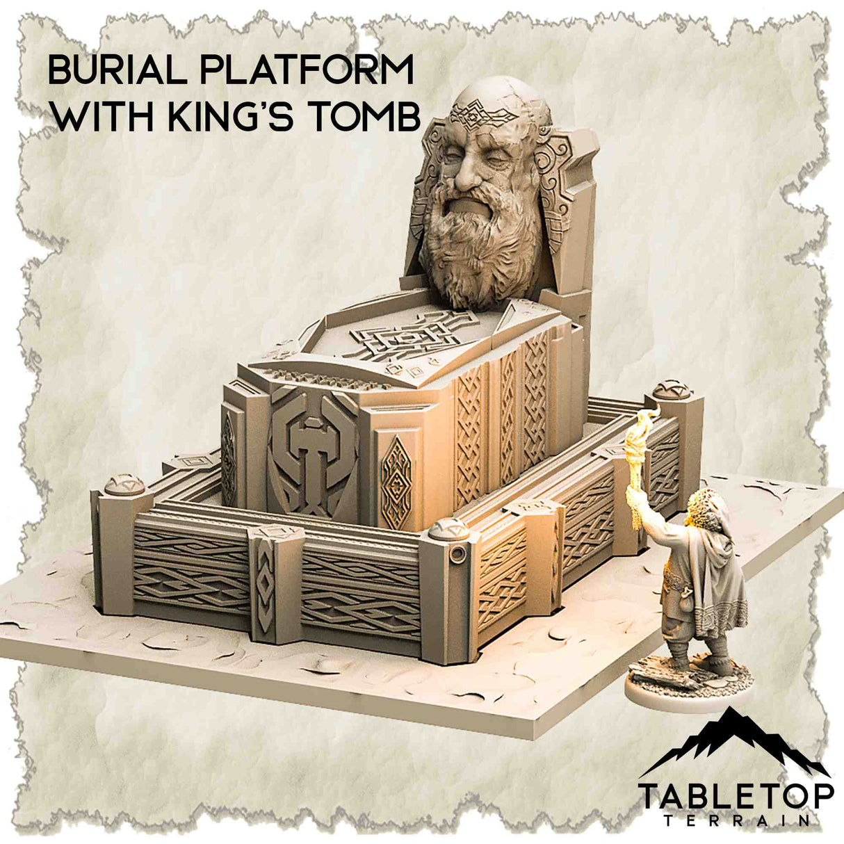 Tabletop Terrain Dungeon Terrain Burial Ground of the Underground King - Thematic Dungeon Terrain