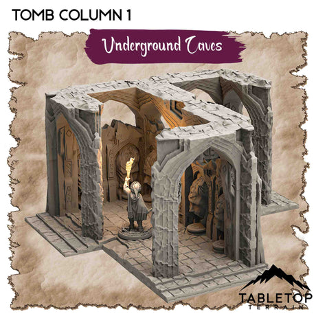 Tabletop Terrain Dungeon Terrain Underground Caves - Thematic Dungeon Terrain