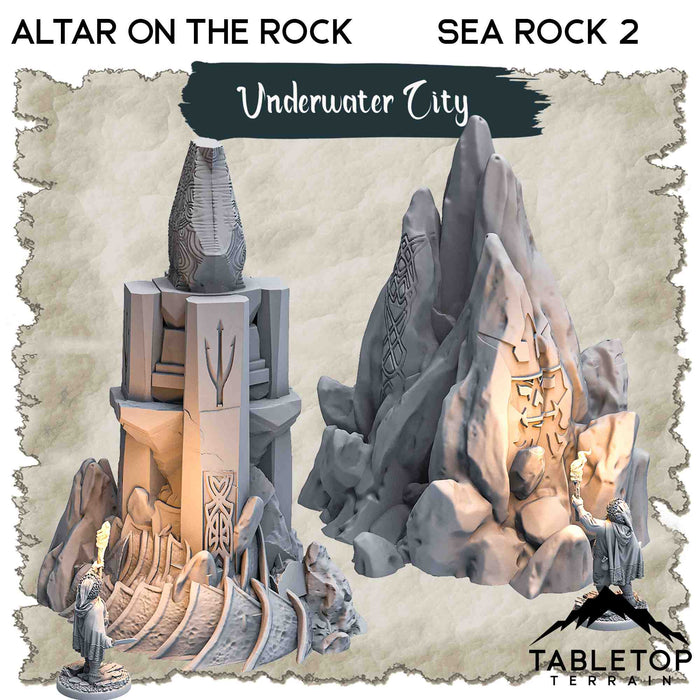Tabletop Terrain Dungeon Terrain Underwater City - Thematic Dungeon Terrain