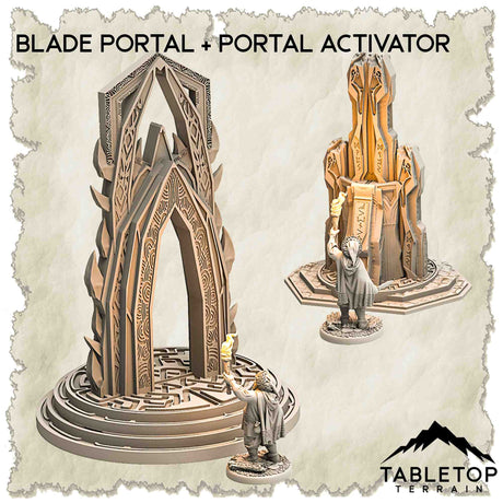 Tabletop Terrain Dungeon Terrain Valley of Active Portals - Thematic Dungeon Terrain