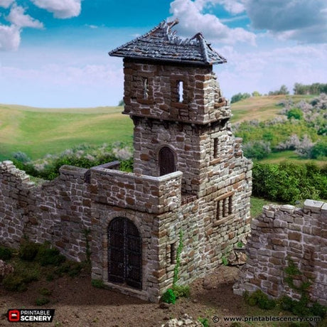 Tabletop Terrain Ruins Ruined King's Gate - Country & King - Fantasy Historical Ruins