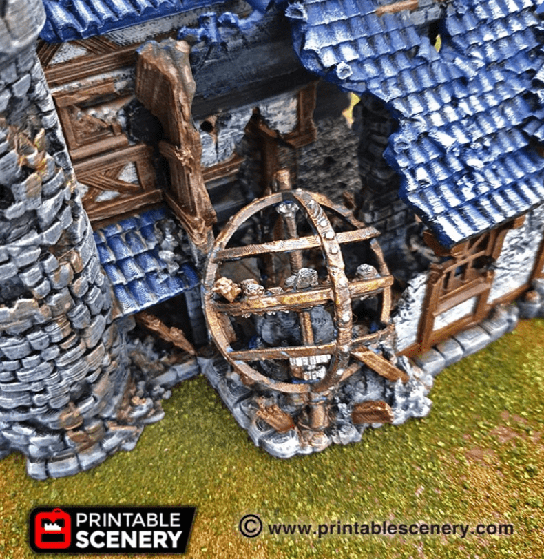 Tabletop Terrain Ruins Ruined Navigator's Guild - Fantasy Ruins