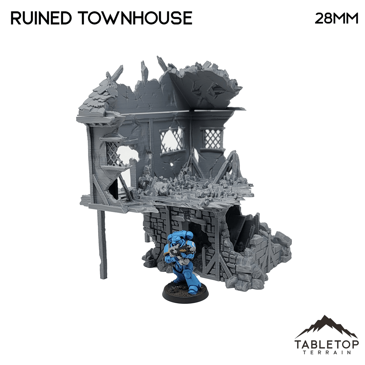 Tabletop Terrain Ruins Ruined Townhouse - Fantasy Ruins