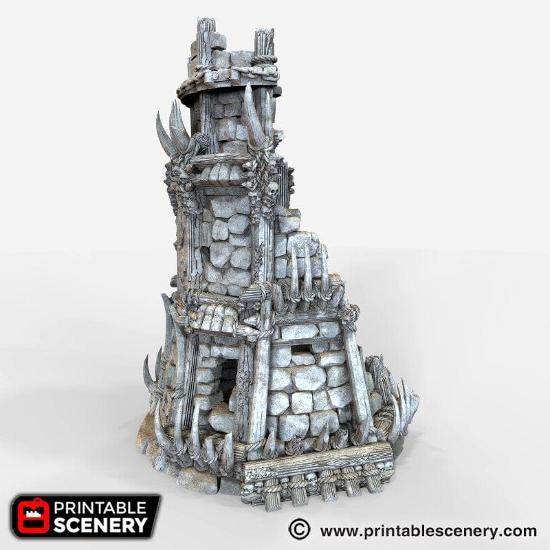 Tabletop Terrain Ruins Ruined Tribal Fort - Tribal Terrain