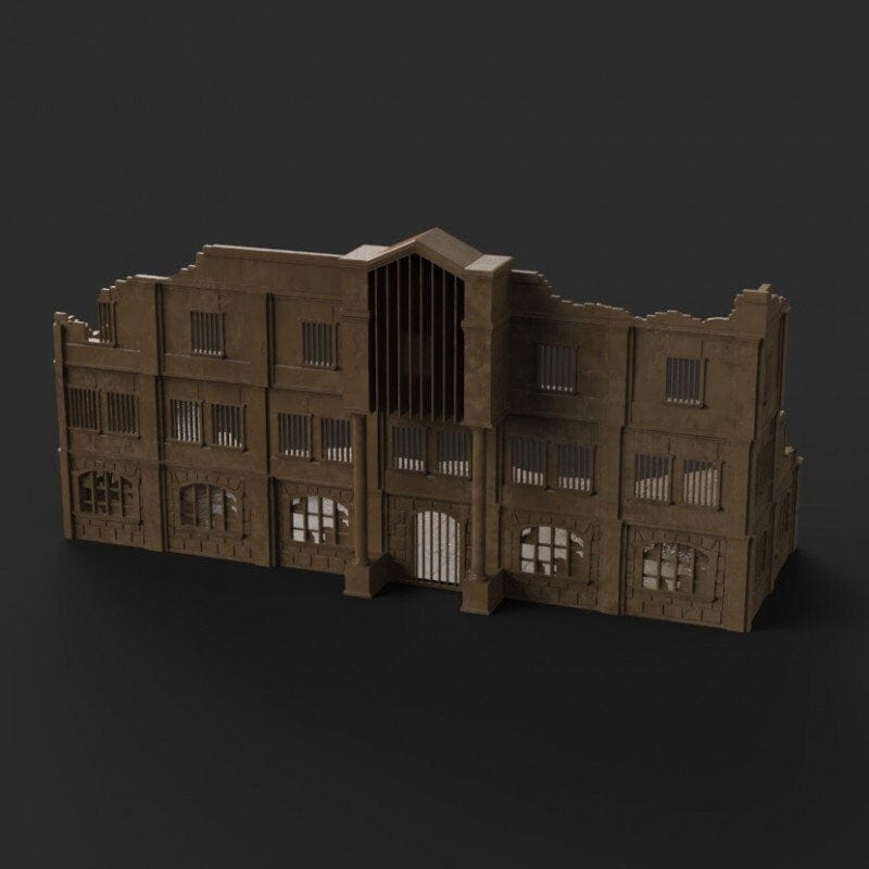 Tabletop Terrain Ruins Stalingrad Ruins B - WWII Building