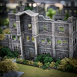 Tabletop Terrain Ruins Stalingrad Ruins B - WWII Building