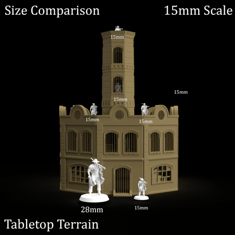Tabletop Terrain Ruins Stalingrad Ruins E - WWII Building