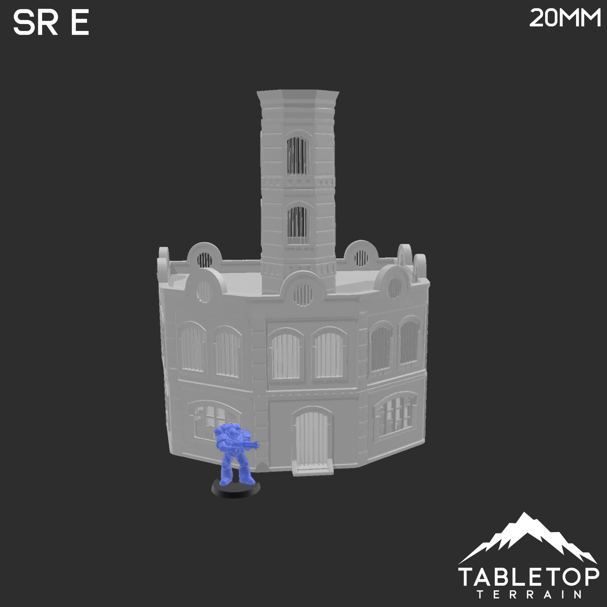 Tabletop Terrain Ruins Stalingrad Ruins E - WWII Building