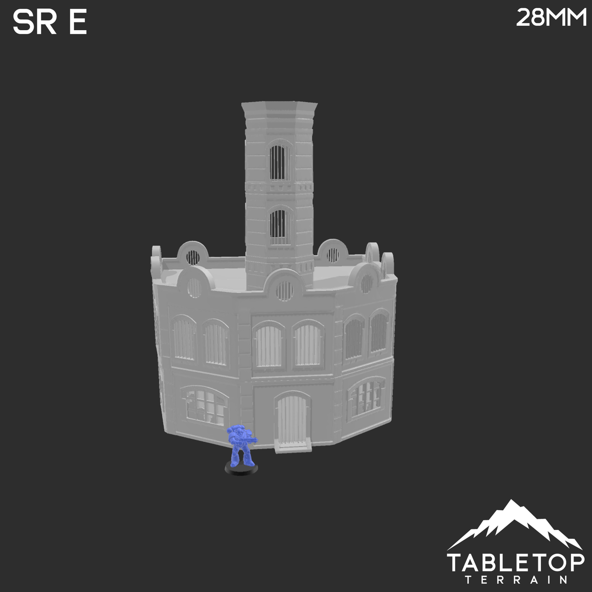 Tabletop Terrain Ruins Stalingrad Ruins E - WWII Building