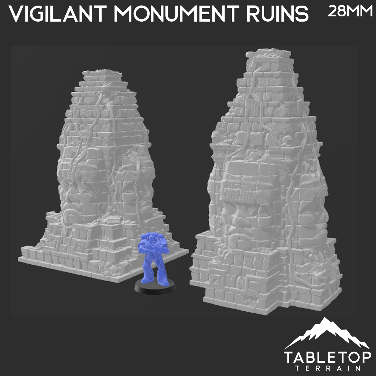 Tabletop Terrain Ruins Vigilant Monument Ruins - Fantasy Ruins