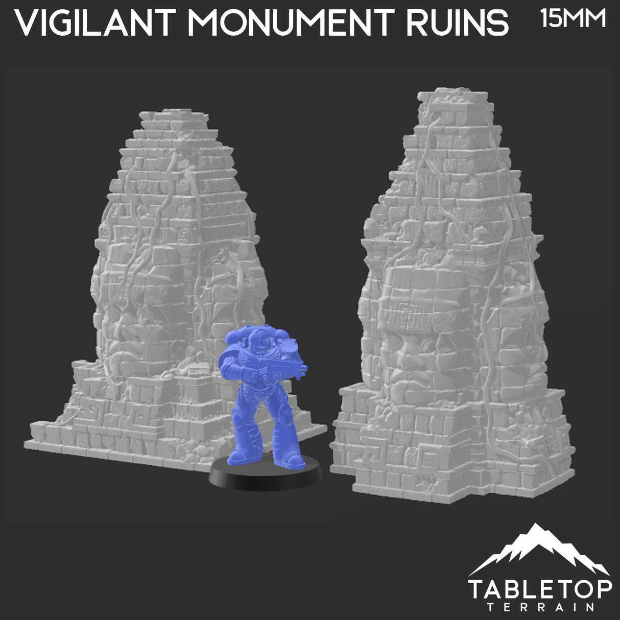 Tabletop Terrain Ruins Vigilant Monument Ruins - Fantasy Ruins