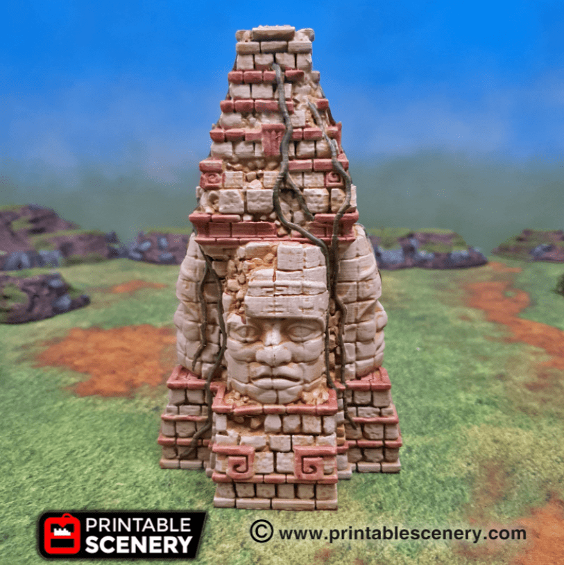 Tabletop Terrain Ruins Vigilant Monument Ruins - Fantasy Ruins
