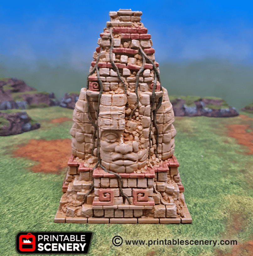 Tabletop Terrain Ruins Vigilant Monument Ruins - Fantasy Ruins