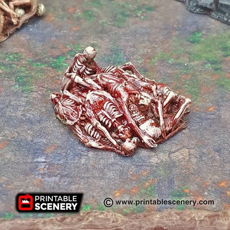 Tabletop Terrain Scatter Terrain Corpse Piles - Scatter Terrain