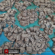 Tabletop Terrain Scatter Terrain Grotto Floors / Crystal / Shroom - Fantasy Scatter Terrain