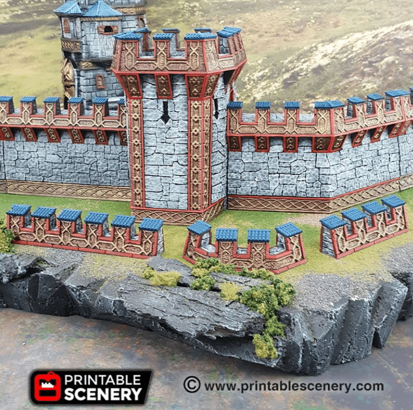 Tabletop Terrain Scatter Terrain Ironhelm Barricades - Fantasy Scatter Terrain