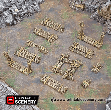 Tabletop Terrain Scatter Terrain Rope Bridge - Fantasy