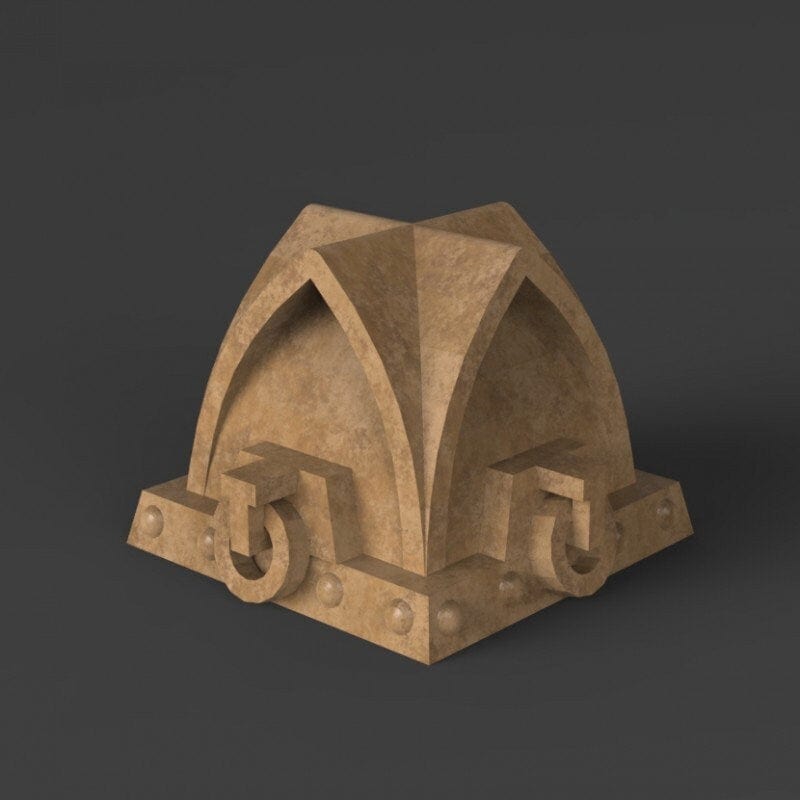 Tabletop Terrain Scatter Terrain Tank Traps - WWII Scatter Terrain