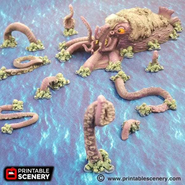 Tabletop Terrain Scatter Terrain The Kraken - Pirate Scatter Terrain