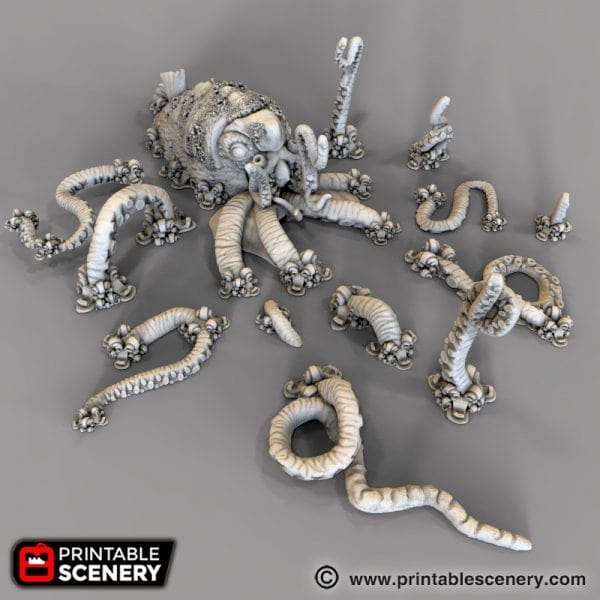 Tabletop Terrain Scatter Terrain The Kraken - Pirate Scatter Terrain