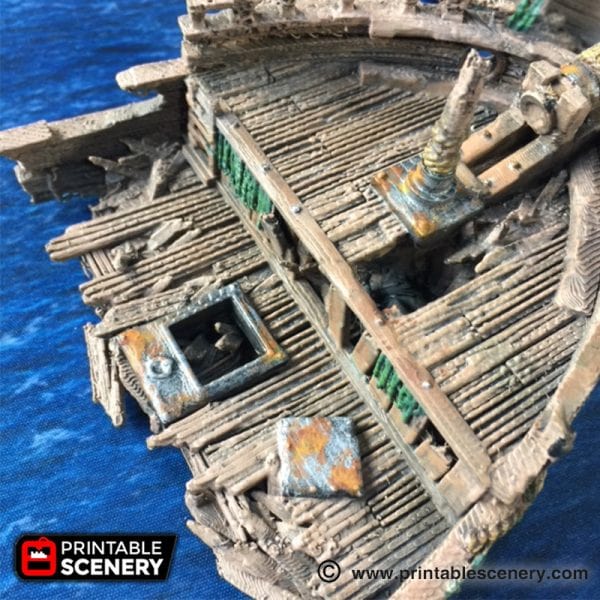 Tabletop Terrain Scatter Terrain The Wreck - Pirate Scatter Terrain