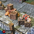 Tabletop Terrain Ship Cargo Piles - Pirate Scatter Terrain