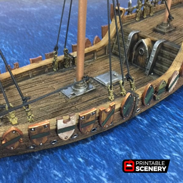 Tabletop Terrain Ship Dhow - Merchant Ship