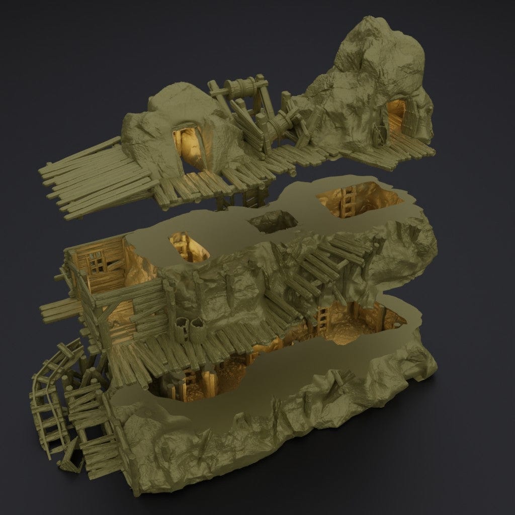 Tabletop Terrain Terrain Abandoned Mine