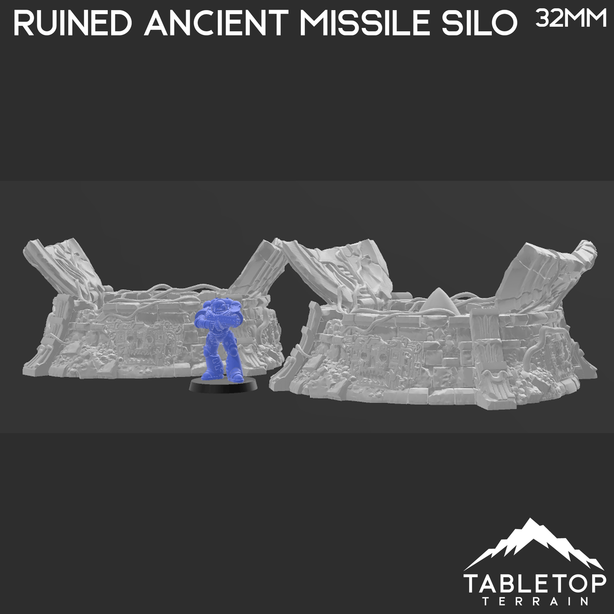 Tabletop Terrain Terrain Ancient Missile Silo - Fantasy Terrain